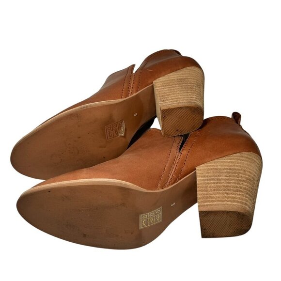 Jeffrey Campbell Rosalee Bootie Tan Stacked Block Heel Size 8 MSRP $144 - Picture 6 of 6